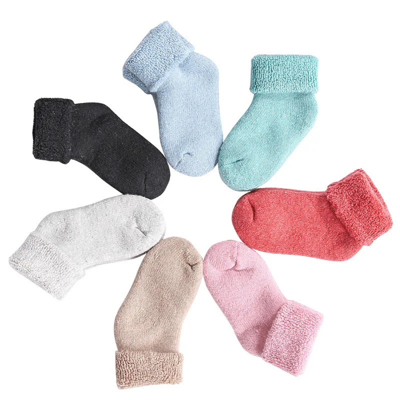 Thicken Autumn Winter Real Woolen Baby Kids Socks Soft Warm Socks for Children 0-7 Years Boys Girls Thermal Floor Baby Socks
Thicken Autumn Winter Real Woolen Baby Kids Socks Soft Warm Socks for Children 0-7 Years Boys Girls Thermal Floor Baby Socks