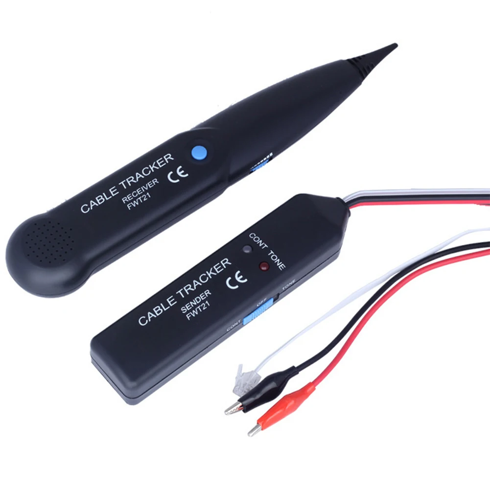 FWT21 Network Tester Cable Tracer Line Finder Cable Line Break Identifier Black Color Receiving Frequency Range 100HZ 300kHZ
FWT21 Network Tester Cable Tracer Line Finder Cable Line Break Identifier Black Color Receiving Frequency Range 100HZ 300kHZ