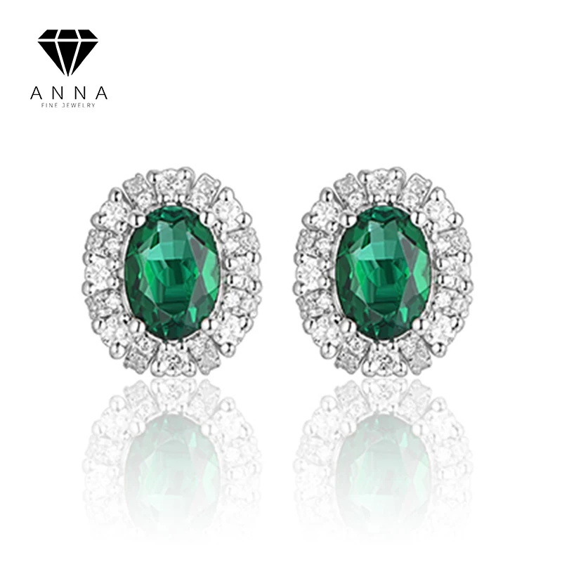 100% S925 Sterling Silver 4 Prongs Oval Emerald Ear Stud Vintage Fashion Luxury Fine Jewelry Accessory Anniversary Banquet 2023 
100% S925 Sterling Silver 4 Prongs Oval Emerald Ear Stud Vintage Fashion Luxury Fine Jewelry Accessory Anniversary Banquet 2023