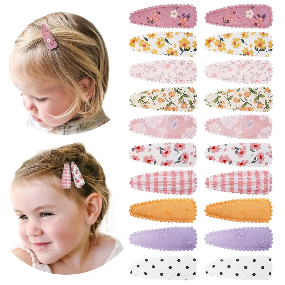 10Pcs/Lot Ins 6cm Flower Print Cotton Alloy Hair Bow Snap Clips Set Fabric Plaid Bobby Hairpins Hairgrips Girls Kids Headwear
10Pcs/Lot Ins 6cm Flower Print Cotton Alloy Hair Bow Snap Clips Set Fabric Plaid Bobby Hairpins Hairgrips Girls Kids Headwear