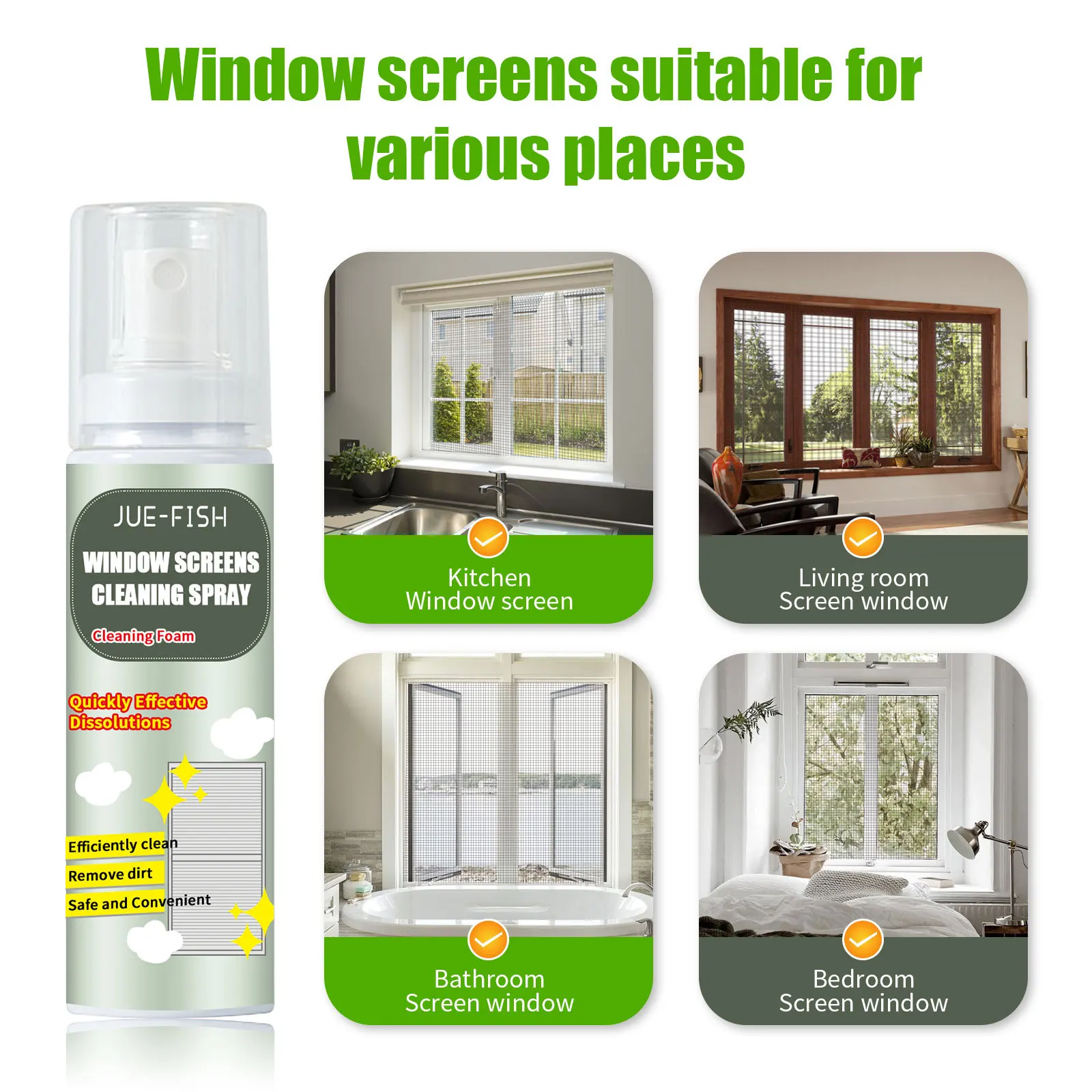 Window Screen Cleaner Spray Outdoor Cleaner Spray High Performance Outdoor Window Spray for Windows Mirrors Screens Tiles 
Window Screen Cleaner Spray Outdoor Cleaner Spray High Performance Outdoor Window Spray for Windows Mirrors Screens Tiles