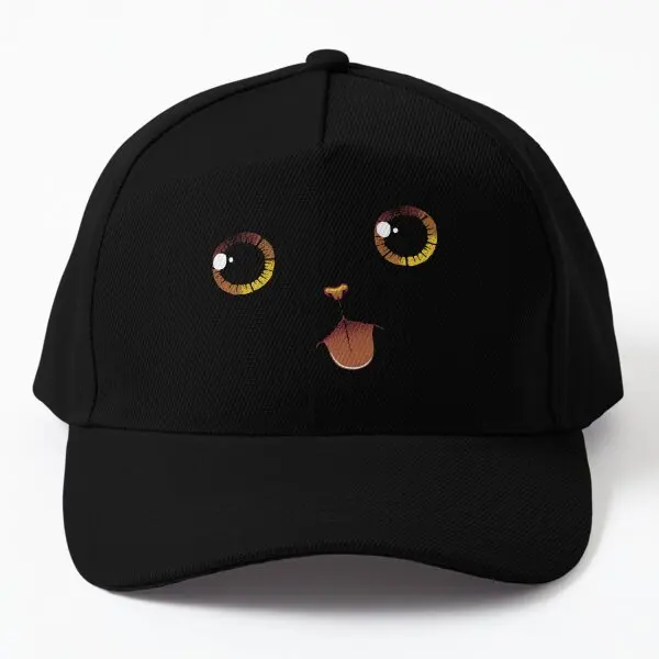 

Cute Black Cat Minimalist Tongue By Tobe Baseball Cap Hat Summer Outdoor Women Printed Boys Black Snapback Spring Hip Hop