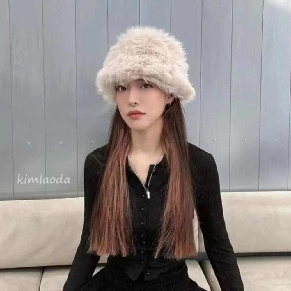 Casual Thickening Y2k Autumn and Winter Bucket Hats Fishing Cap Imitation Mink Fur Hat Fox Fur Hair
Casual Thickening Y2k Autumn and Winter Bucket Hats Fishing Cap Imitation Mink Fur Hat Fox Fur Hair