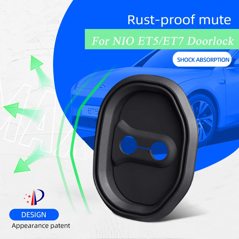 Silicone Car Doorlock Buckle Protection Cover For WEILAI NIO ES6 EC6 ES8 EC7 ET5 ET7 ES7 Door Shock Absorber Cushion Silent 4pcs
Silicone Car Doorlock Buckle Protection Cover For WEILAI NIO ES6 EC6 ES8 EC7 ET5 ET7 ES7 Door Shock Absorber Cushion Silent 4pcs