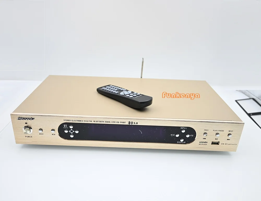 Digital HD Equalizer Remote Control USB Bluetooth 5.0 JRC5532 Preamp Amplifier
Digital HD Equalizer Remote Control USB Bluetooth 5.0 JRC5532 Preamp Amplifier