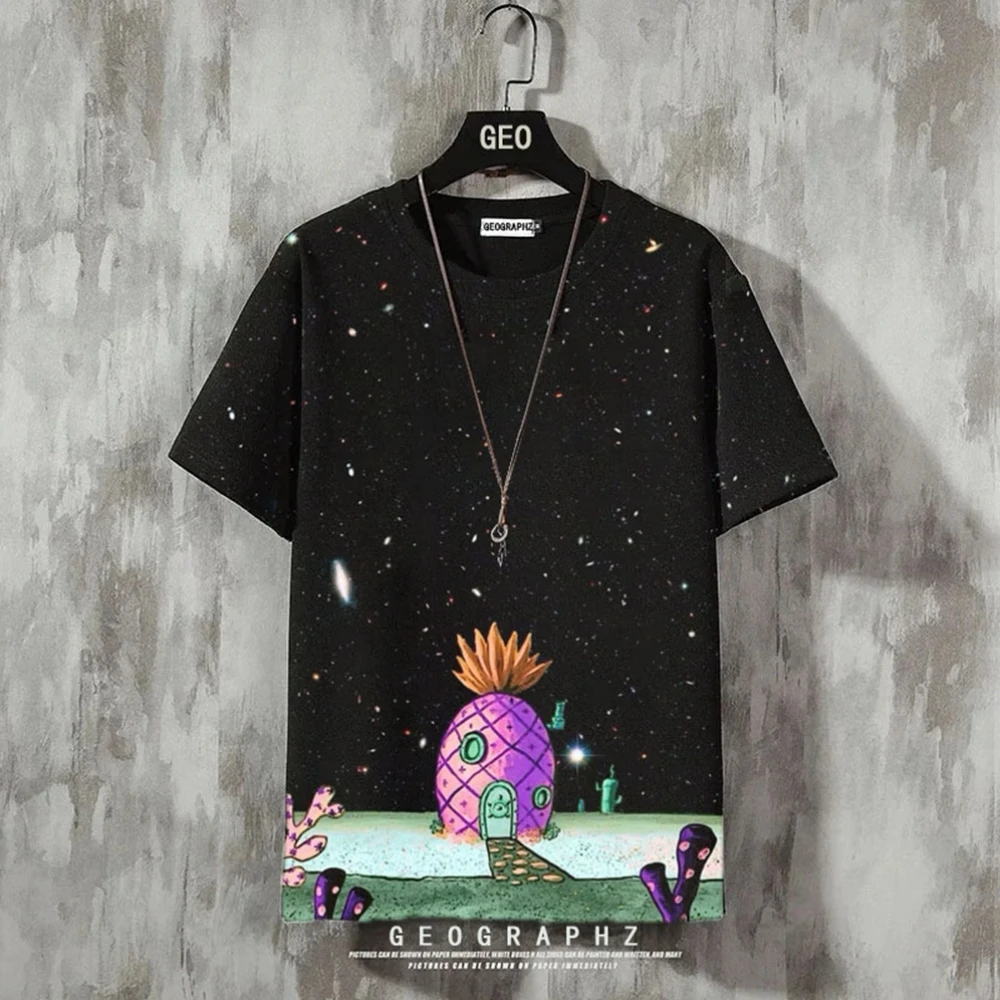 Anime Men's T-Shirt Trend Fashion Street T-Shirt Hip-Hop Loose Short Sleeved Anime T Shirt For Men Clothing Casual Fashion Top
Anime Men's T-Shirt Trend Fashion Street T-Shirt Hip-Hop Loose Short Sleeved Anime T Shirt For Men Clothing Casual Fashion Top