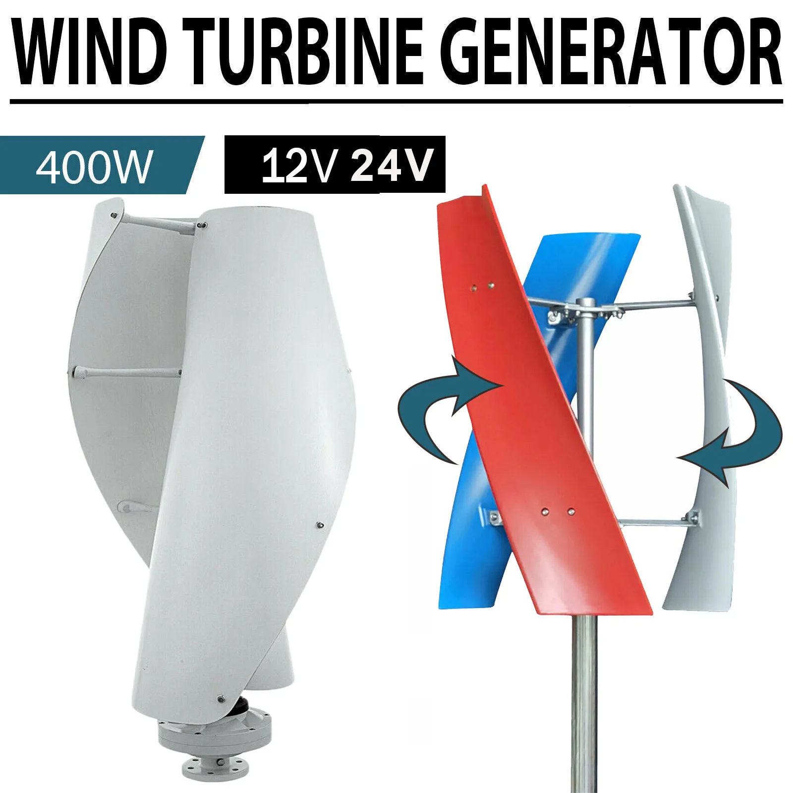 12V/24V 400W Vertical Levitation Axis Wind Turbine Generator With Controller MPPT
12V/24V 400W Vertical Levitation Axis Wind Turbine Generator With Controller MPPT