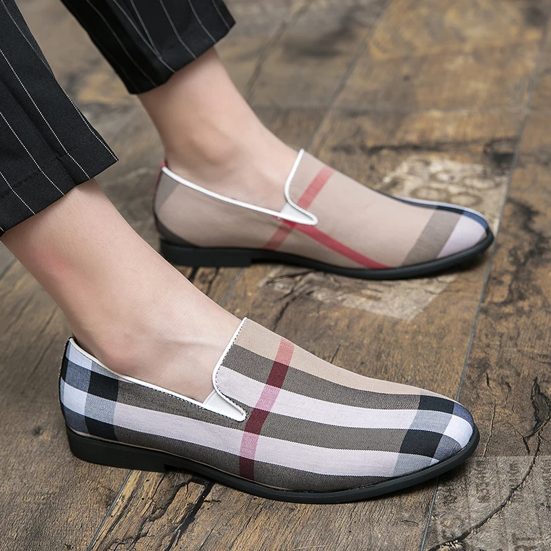 Lisapie Men Loafers shoe Fashion Stripe Patchwork Leather Shoe Handmade Wedding luxury brand Men plus Size 47 48 Men Dress Shoes
Lisapie Men Loafers shoe Fashion Stripe Patchwork Leather Shoe Handmade Wedding luxury brand Men plus Size 47 48 Men Dress Shoes