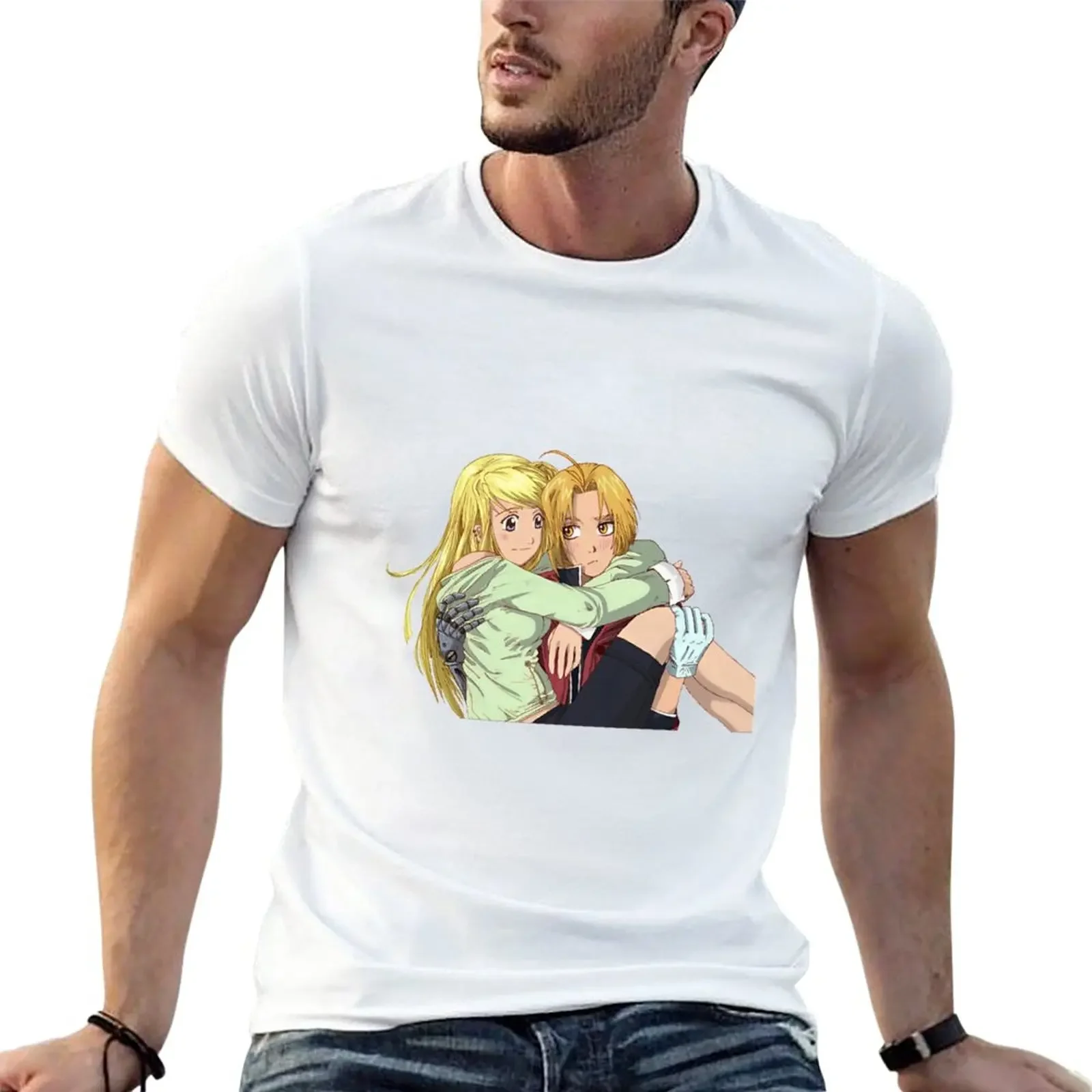 Winry Rockbell And Edward Elric T-Shirt animal prinfor boys Blouse oversized t shirts for men graphic
Winry Rockbell And Edward Elric T-Shirt animal prinfor boys Blouse oversized t shirts for men graphic