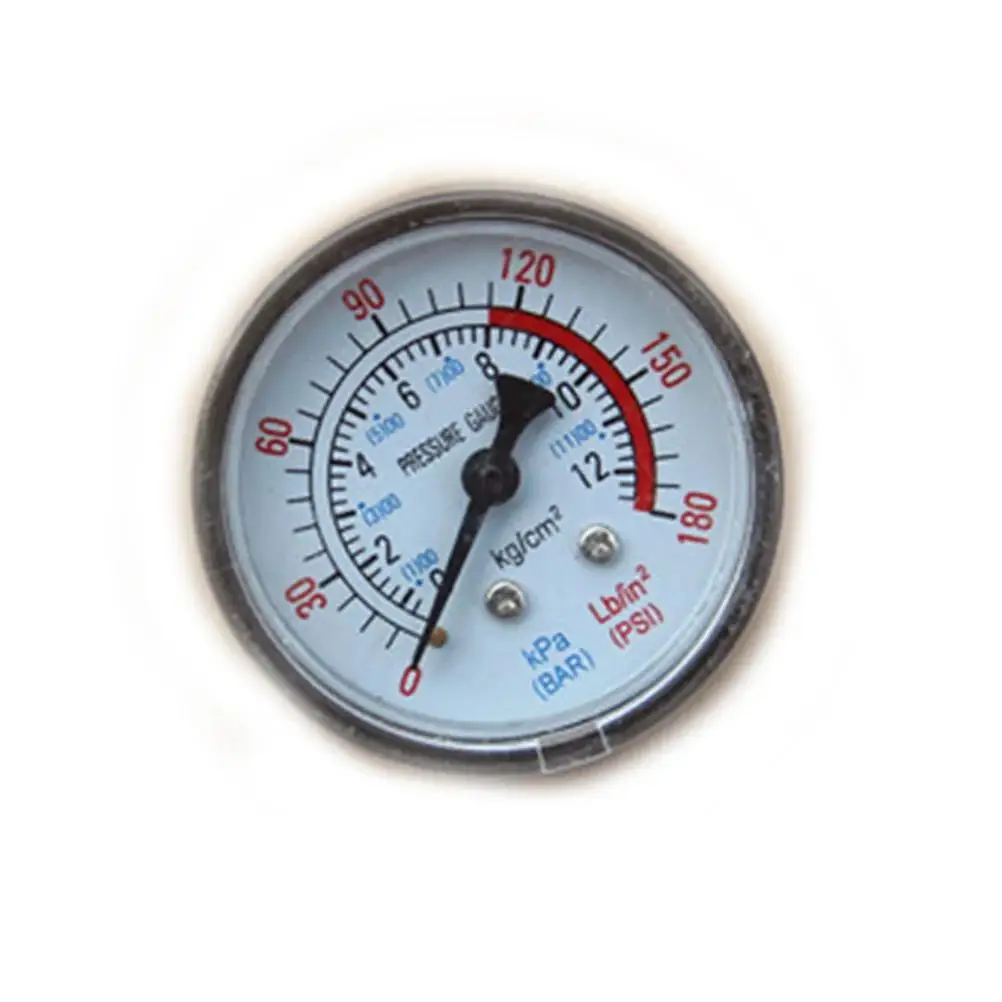 Air Compressor Pneumatic Hydraulic Fluid Pressure Gauge 0-12Bar / 0-180PSI Popular Sale
Air Compressor Pneumatic Hydraulic Fluid Pressure Gauge 0-12Bar / 0-180PSI Popular Sale