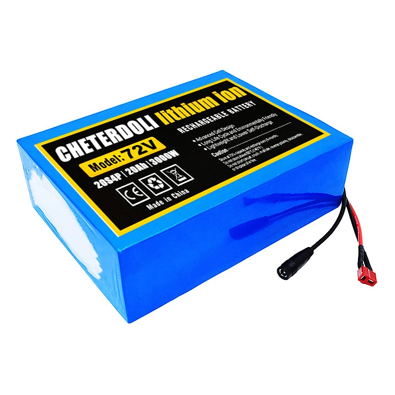 72V 20Ah 21700 Lithium Battery Pack 20S4P 84V Electric Bicycle Scooter Motorcycle BMS 3000W High Power Battery + 3A Charger
72V 20Ah 21700 Lithium Battery Pack 20S4P 84V Electric Bicycle Scooter Motorcycle BMS 3000W High Power Battery + 3A Charger