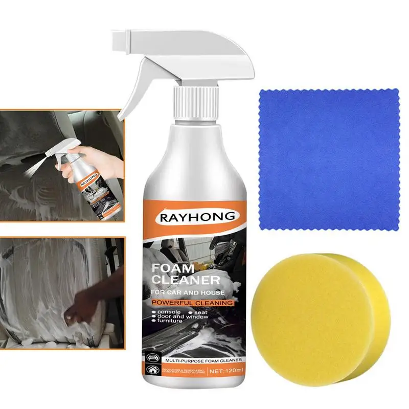 

Multi-Purpose Strong Decontamination Foam Cleaner Rust Remover Cleaning Multi-Functional Car House Seat Interior