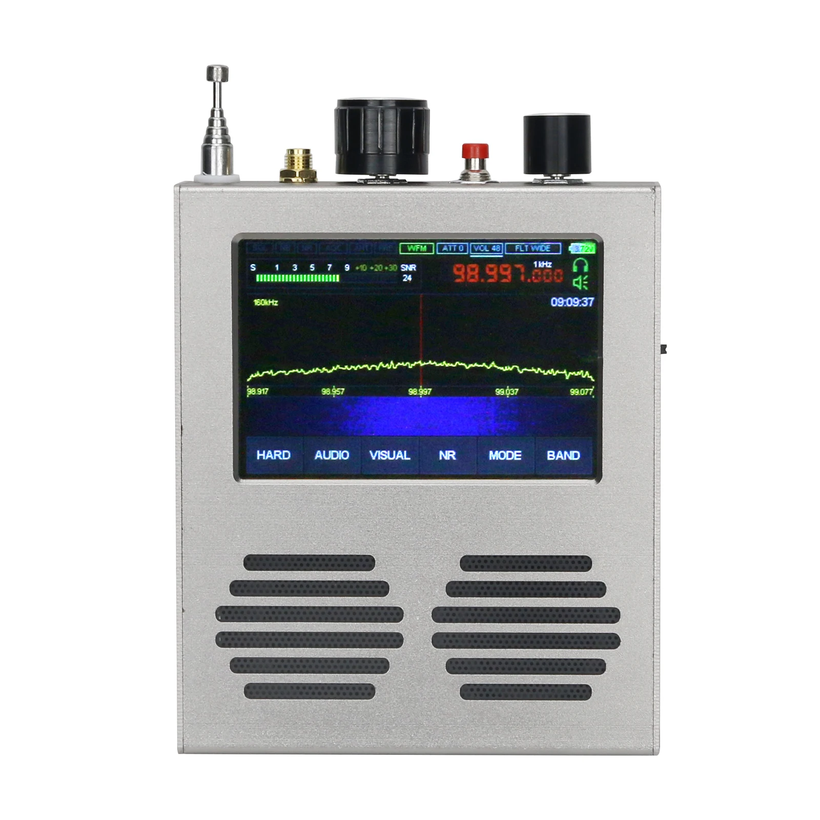 V4 HamGeek Malachite-DSP1 SDR Receiver 50KHz-2GHZ AM/SSB/NFM/WFM DSP SDR Radio Receiver with Speaker Expansion Module
V4 HamGeek Malachite-DSP1 SDR Receiver 50KHz-2GHZ AM/SSB/NFM/WFM DSP SDR Radio Receiver with Speaker Expansion Module