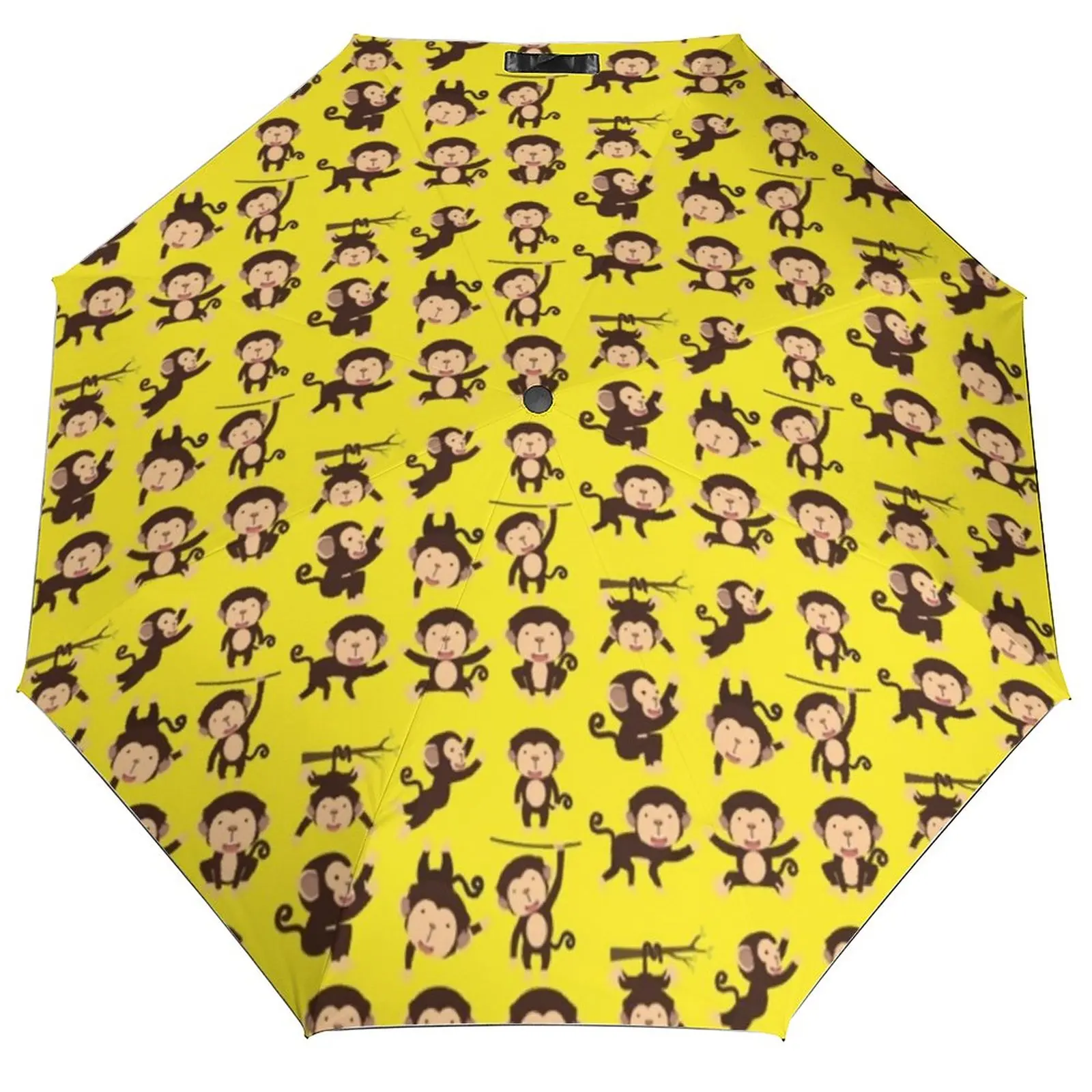 Забавная обезьяна, 8 ребер, автоматический зонт, милый легкий зонт с животным принтом, ветрозащитные черные зонты для мужчин и женщин 
Забавная обезьяна, 8 ребер, автоматический зонт, милый легкий зонт с животным принтом, ветрозащитные черные зонты для мужчин и женщин
