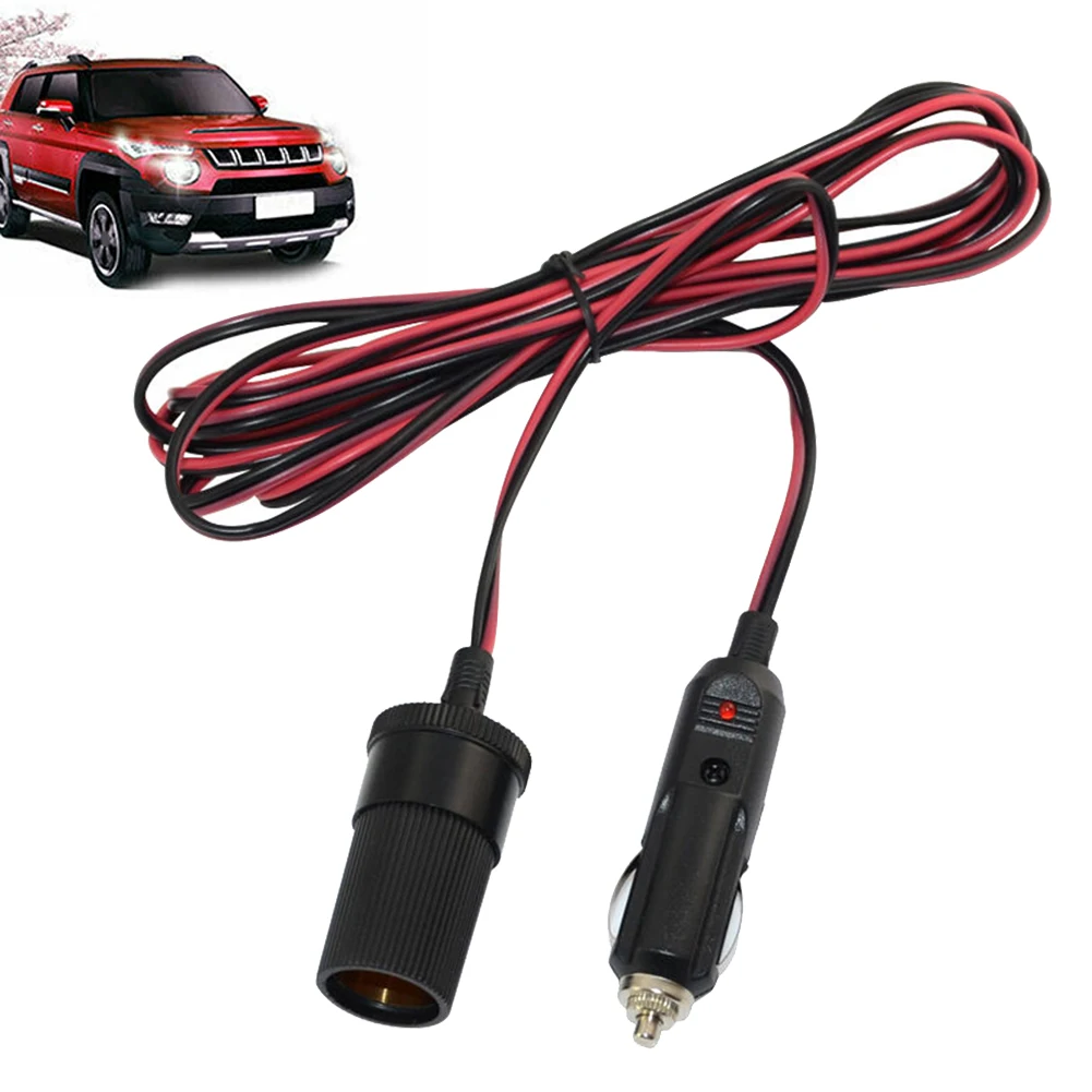 Car Cigarette Lighter Extension Cord Cable Socket Heavy Duty Adapter Plug 12V 5A Charger Socket Plug Accessories 300cm
Car Cigarette Lighter Extension Cord Cable Socket Heavy Duty Adapter Plug 12V 5A Charger Socket Plug Accessories 300cm