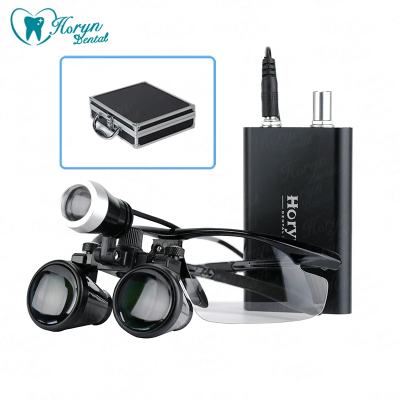 Dental Medical Dentist Eye Surgical 2.5X 3.5X Loupes Rechargable Magnifier Glasses with Wireless LED Head Light for Surgery
Dental Medical Dentist Eye Surgical 2.5X 3.5X Loupes Rechargable Magnifier Glasses with Wireless LED Head Light for Surgery
