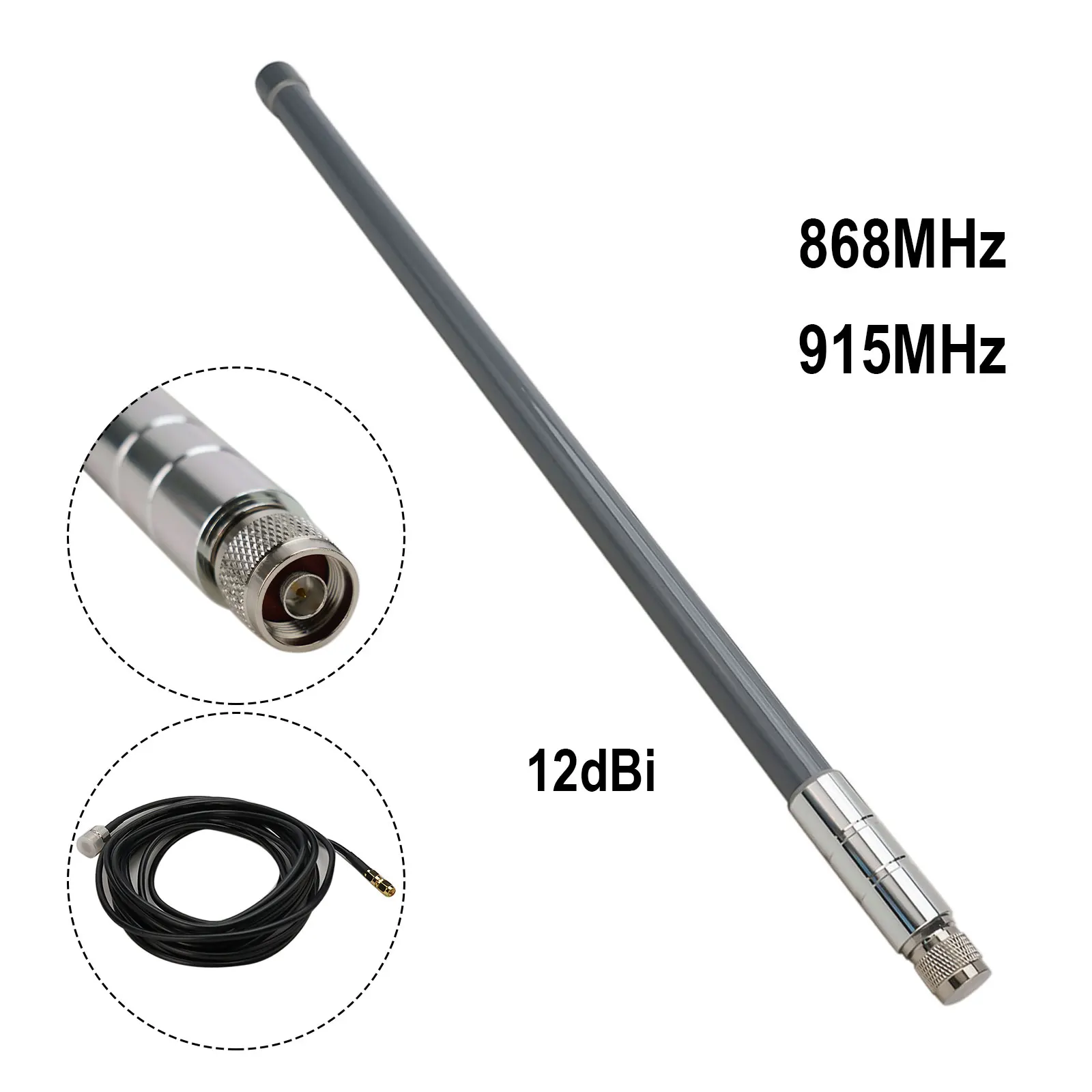 Комплект антенн для LORA 50 ом 550 мм 12 дБи 868-915 МГц стекловолокно N Штекерный Разъем RG58 вертикальная поляризация
Комплект антенн для LORA 50 ом 550 мм 12 дБи 868-915 МГц стекловолокно N Штекерный Разъем RG58 вертикальная поляризация
