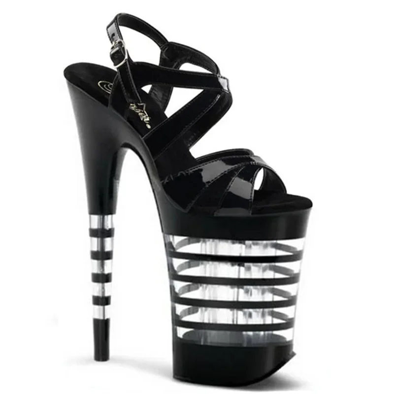 Nightclub Hentian High Crystal Shoes Summer Fashion Women's Shoes 20cm Super High Heel Sandals Banquet Performance Shoes
Nightclub Hentian High Crystal Shoes Summer Fashion Women's Shoes 20cm Super High Heel Sandals Banquet Performance Shoes