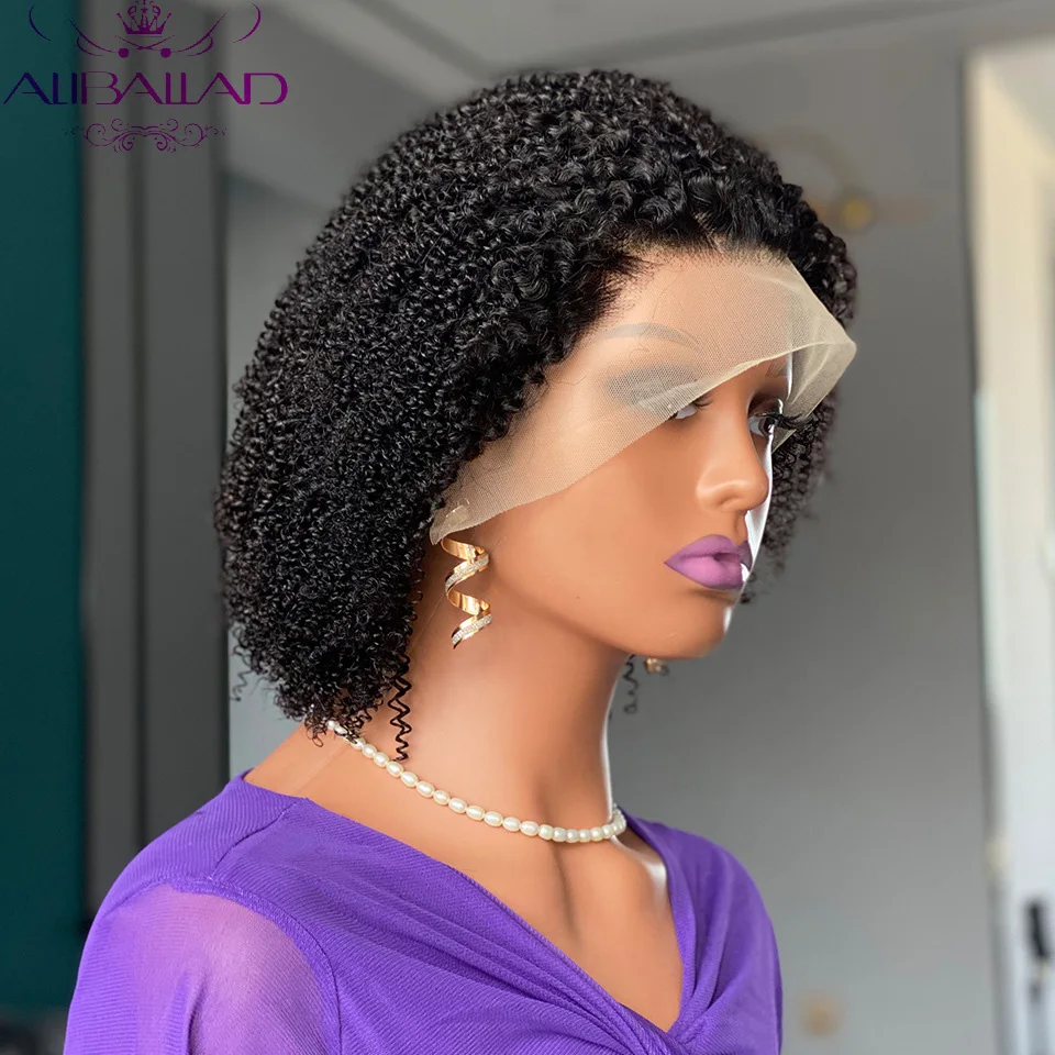 Short Kinky Curly Bob Wig Lace Front Human Hair Wigs Brazilian Afro Curly 13x4 Human Hair Lace Frontal Wigs 180% Density Remy
Short Kinky Curly Bob Wig Lace Front Human Hair Wigs Brazilian Afro Curly 13x4 Human Hair Lace Frontal Wigs 180% Density Remy