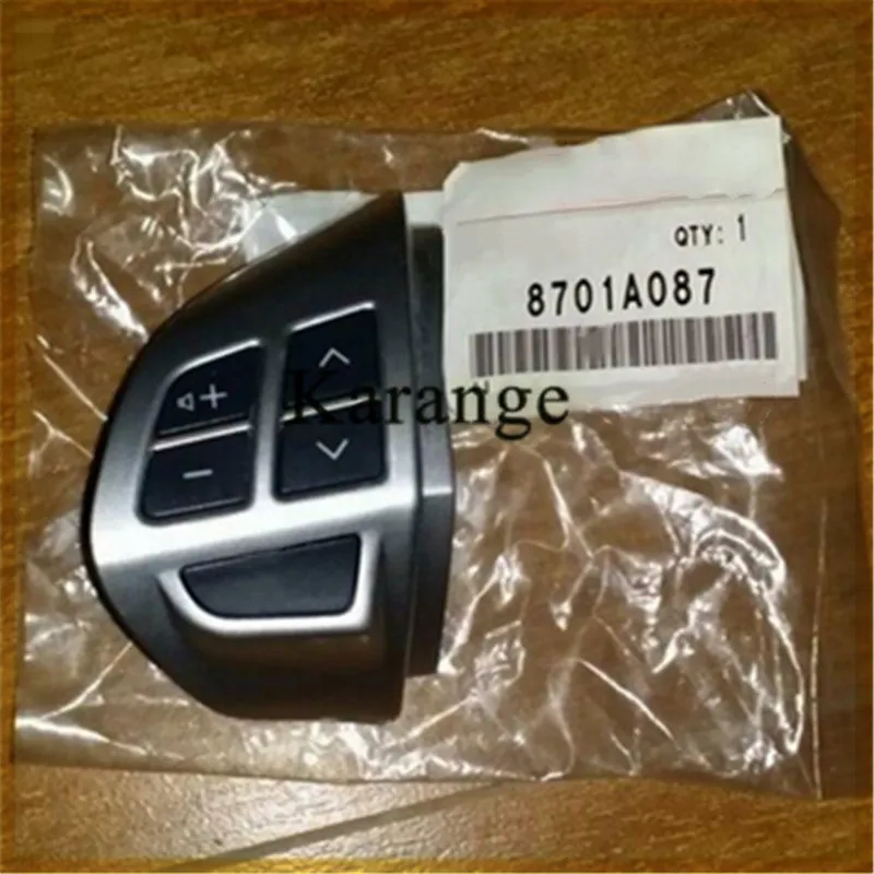 

8701A087 New Steering Wheel Volume Sound Button Fit for Mitsubishi Lancer Outlander ASX 2007 2008 2009 2010 2011 8701A087