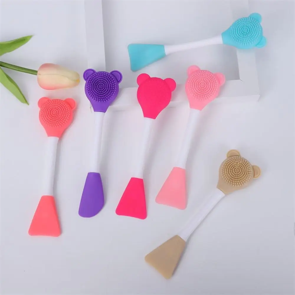 1 Pc Silicone Bear Double Sided Face Mask Brush Reusable Soft Durable Skin Care Brushes DIY Blackheads Nose Cleaning Tool
1 Pc Silicone Bear Double Sided Face Mask Brush Reusable Soft Durable Skin Care Brushes DIY Blackheads Nose Cleaning Tool