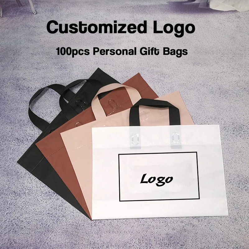 100Pcs/lot Custom Plastic Bag For Business with Handle Gift Bag For Packing Jewelry Store Shopping Clothes Tote Bag Party Favor
100Pcs/lot Custom Plastic Bag For Business with Handle Gift Bag For Packing Jewelry Store Shopping Clothes Tote Bag Party Favor