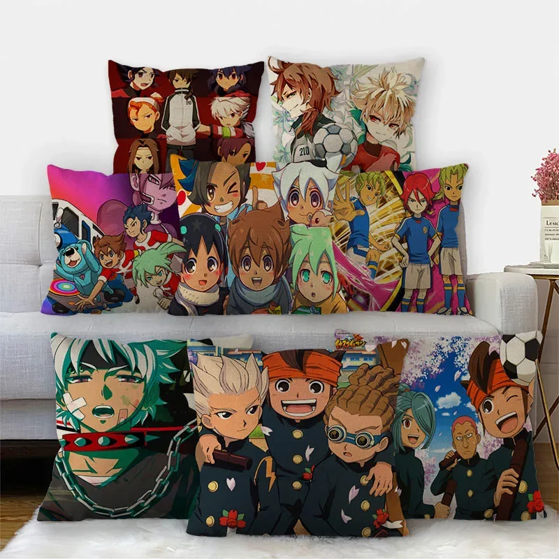 Custom Inazuma Eleven Pillowcase High Quality Home Textile Cotton Linen Fabric 45x45cm One Side Decoration Pillow Cover 11-17
Custom Inazuma Eleven Pillowcase High Quality Home Textile Cotton Linen Fabric 45x45cm One Side Decoration Pillow Cover 11-17