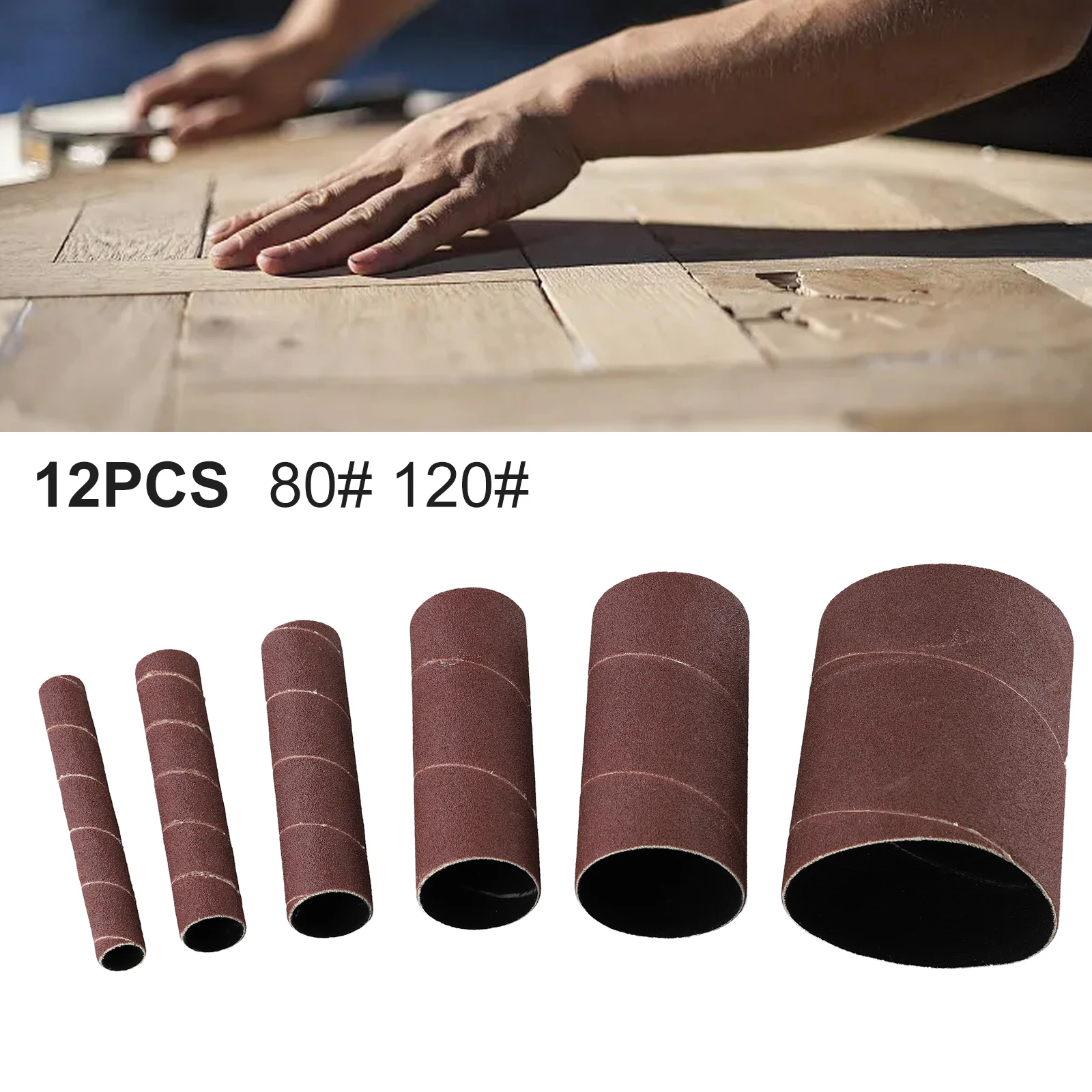 12pcs Sanding Paper Sleeve 80# 120# Alumina For Oscillating Sand Mill Polish Metal Plastic Wood Jade Power Tool Accessories
12pcs Sanding Paper Sleeve 80# 120# Alumina For Oscillating Sand Mill Polish Metal Plastic Wood Jade Power Tool Accessories
