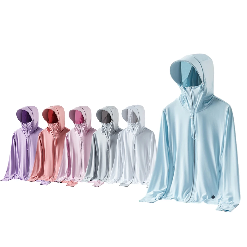 Summer UPF50 + Women Men Sunscreen Hoodie Long Sleeve Solid Color Thin Jacket Breathable UV Protection Shirt Ice Silk Clothing
Summer UPF50 + Women Men Sunscreen Hoodie Long Sleeve Solid Color Thin Jacket Breathable UV Protection Shirt Ice Silk Clothing