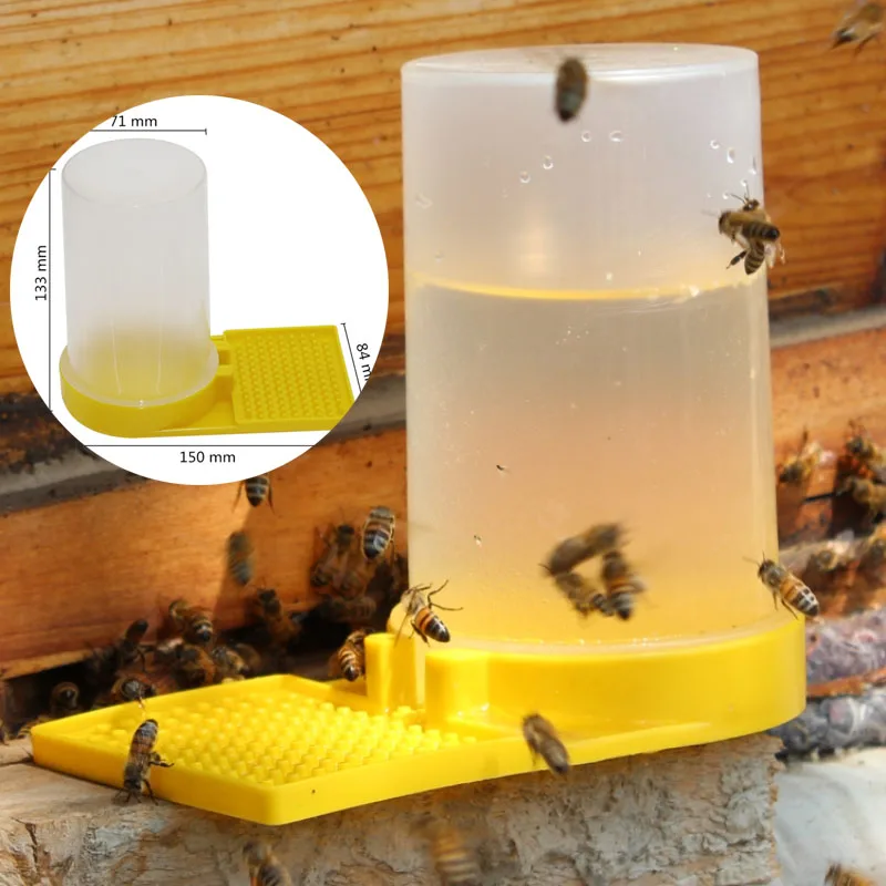 

Bee Drinking Water Waterer Feeder Beekeeping Honey Bee Feeders Watering Bees Tools Supplies Feeding Plastic Bee Drinker Tool