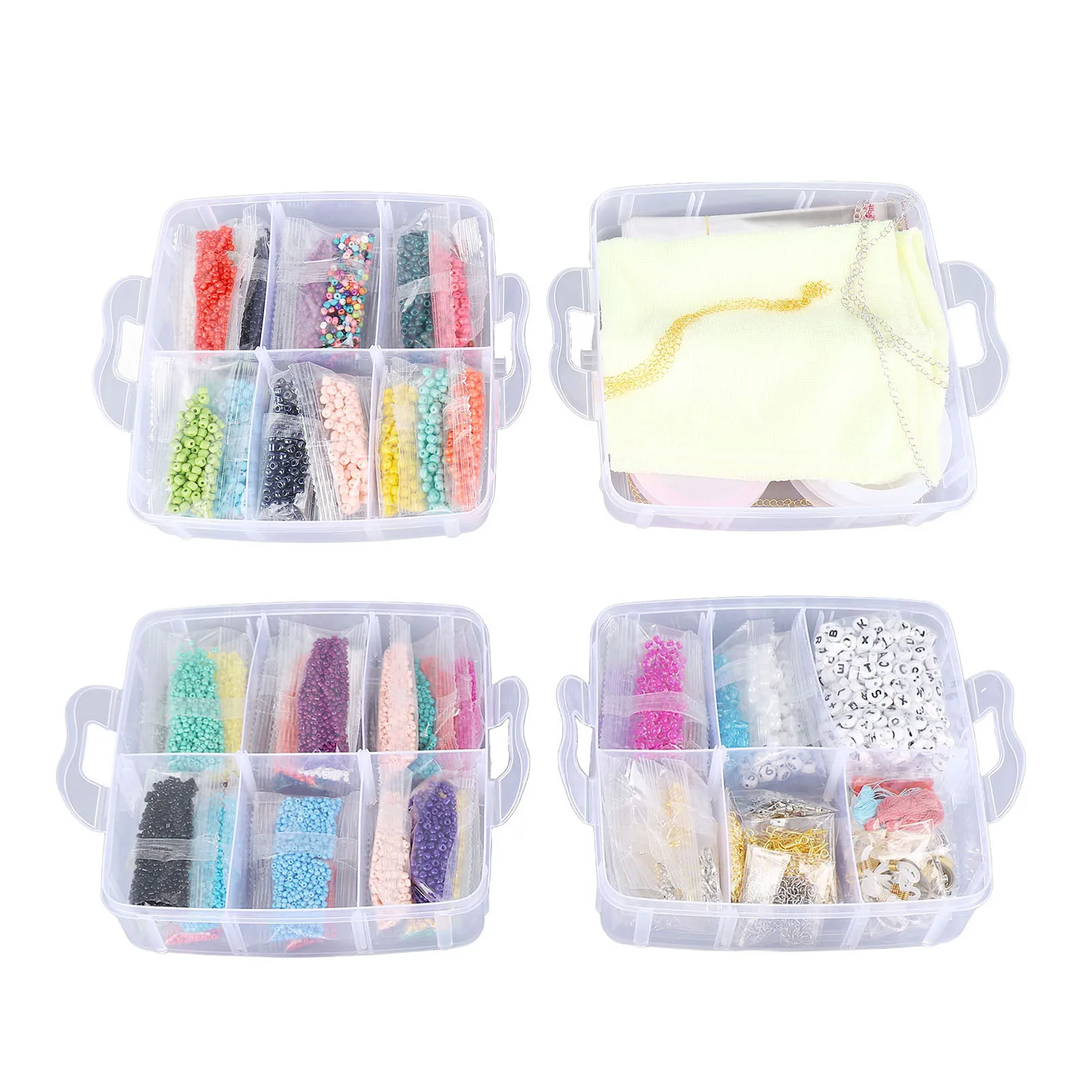 Jewelry Beads Kit Complete Tool Handcrafted Develop Hands on Skills Bracelet Making Kit Beads for Girls for Necklaces
Jewelry Beads Kit Complete Tool Handcrafted Develop Hands on Skills Bracelet Making Kit Beads for Girls for Necklaces