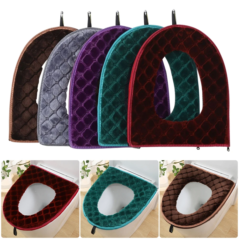 Thicker Toilet Seat Cover Winter Warm Chenille Toilet Seat Cover Pad with Zipper Washable Stretchy Soft Seat Cover Pad Bathroom
Thicker Toilet Seat Cover Winter Warm Chenille Toilet Seat Cover Pad with Zipper Washable Stretchy Soft Seat Cover Pad Bathroom
