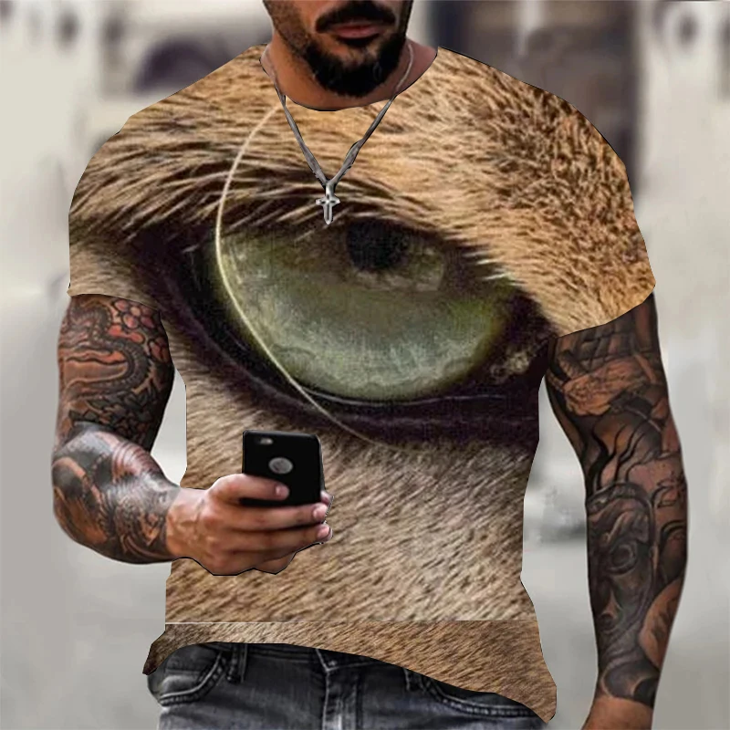 Футболка мужская оверсайз с принтом «Глаза животных», спортивная одежда, смешной Топ в стиле Харадзюку, с коротким рукавом и круглым вырезом, лето 2022
Футболка мужская оверсайз с принтом «Глаза животных», спортивная одежда, смешной Топ в стиле Харадзюку, с коротким рукавом и круглым вырезом, лето 2022