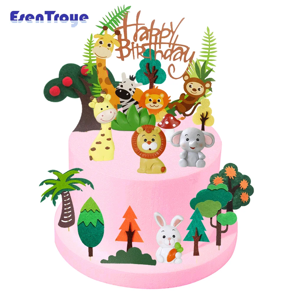 Woodland Animals Cake Topper Lion Giraffe Elephant Forest Big Tree Kids Girls Boys Happy Birthday Jungle Safari Party Decoration
Woodland Animals Cake Topper Lion Giraffe Elephant Forest Big Tree Kids Girls Boys Happy Birthday Jungle Safari Party Decoration