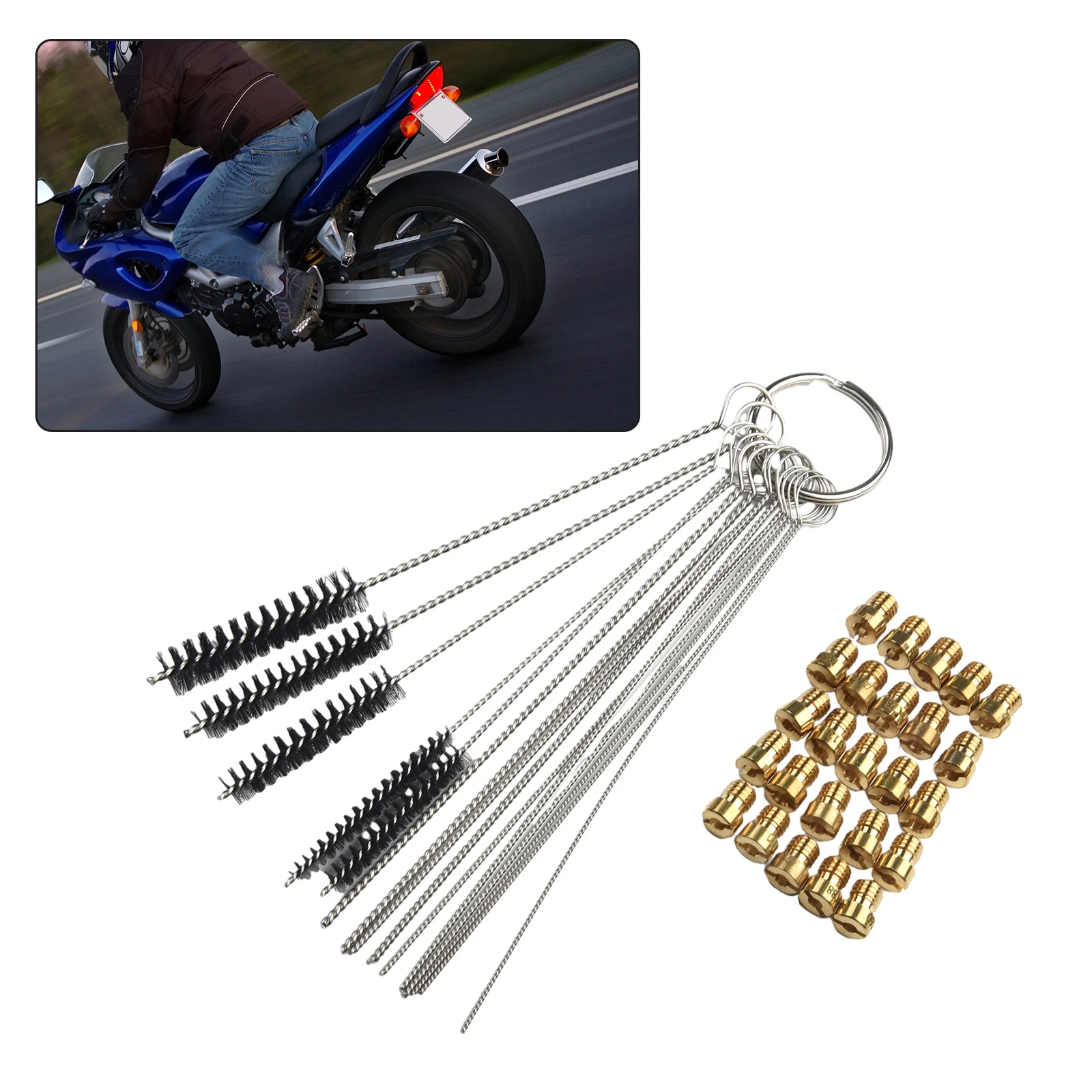 Cleaning Brush Carburettor Main 108 110 112 115 5 X 0.75 Mm 72 75 78 80 82 85 88 88 90 92 95 Auto Part Durable
Cleaning Brush Carburettor Main 108 110 112 115 5 X 0.75 Mm 72 75 78 80 82 85 88 88 90 92 95 Auto Part Durable
