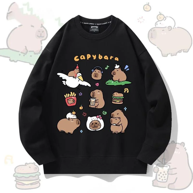 Милые толстовки капибара для женщин и мужчин, смешные худи с графическим принтом в эстетике, модные пуловеры с круглым вырезом и длинными рукавами на осень и зиму
Милые толстовки капибара для женщин и мужчин, смешные худи с графическим принтом в эстетике, модные пуловеры с круглым вырезом и длинными рукавами на осень и зиму