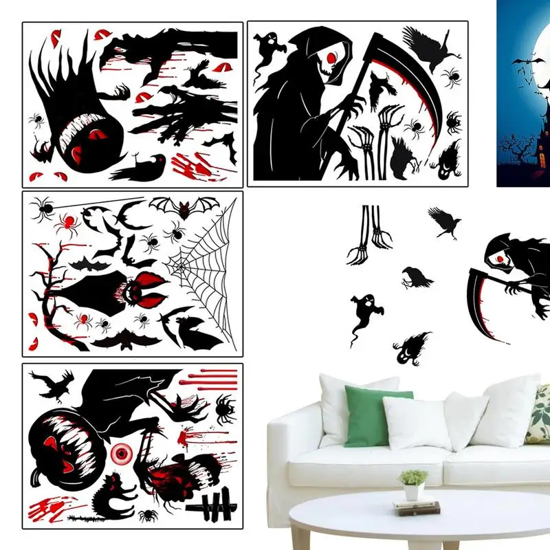 Halloween Window Decorations Scary Spooky Black Bat Ghost Sticker Decors Party Favors Halloween Supplies For Movie Nights
Halloween Window Decorations Scary Spooky Black Bat Ghost Sticker Decors Party Favors Halloween Supplies For Movie Nights
