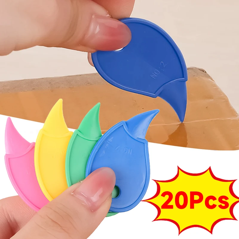 20-1Pcs Mini Portable Express Box Plastic Unpacking Tools Wrapping Paper Cutter Parcel Express Box Unpacking Tools Multi Knife
20-1Pcs Mini Portable Express Box Plastic Unpacking Tools Wrapping Paper Cutter Parcel Express Box Unpacking Tools Multi Knife