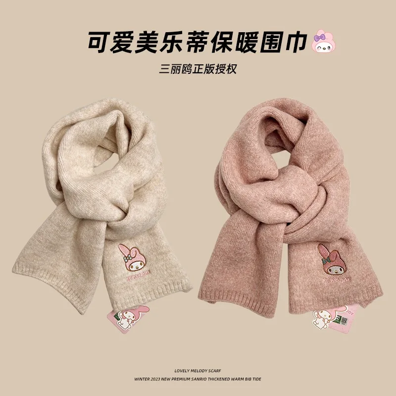 Sanrio Scarf My Melody Kawaii Cartoon Anime Cute Winter Student Cold Prevention Keep Warm Knitting Shawl Scarf Girls Gifts
Sanrio Scarf My Melody Kawaii Cartoon Anime Cute Winter Student Cold Prevention Keep Warm Knitting Shawl Scarf Girls Gifts