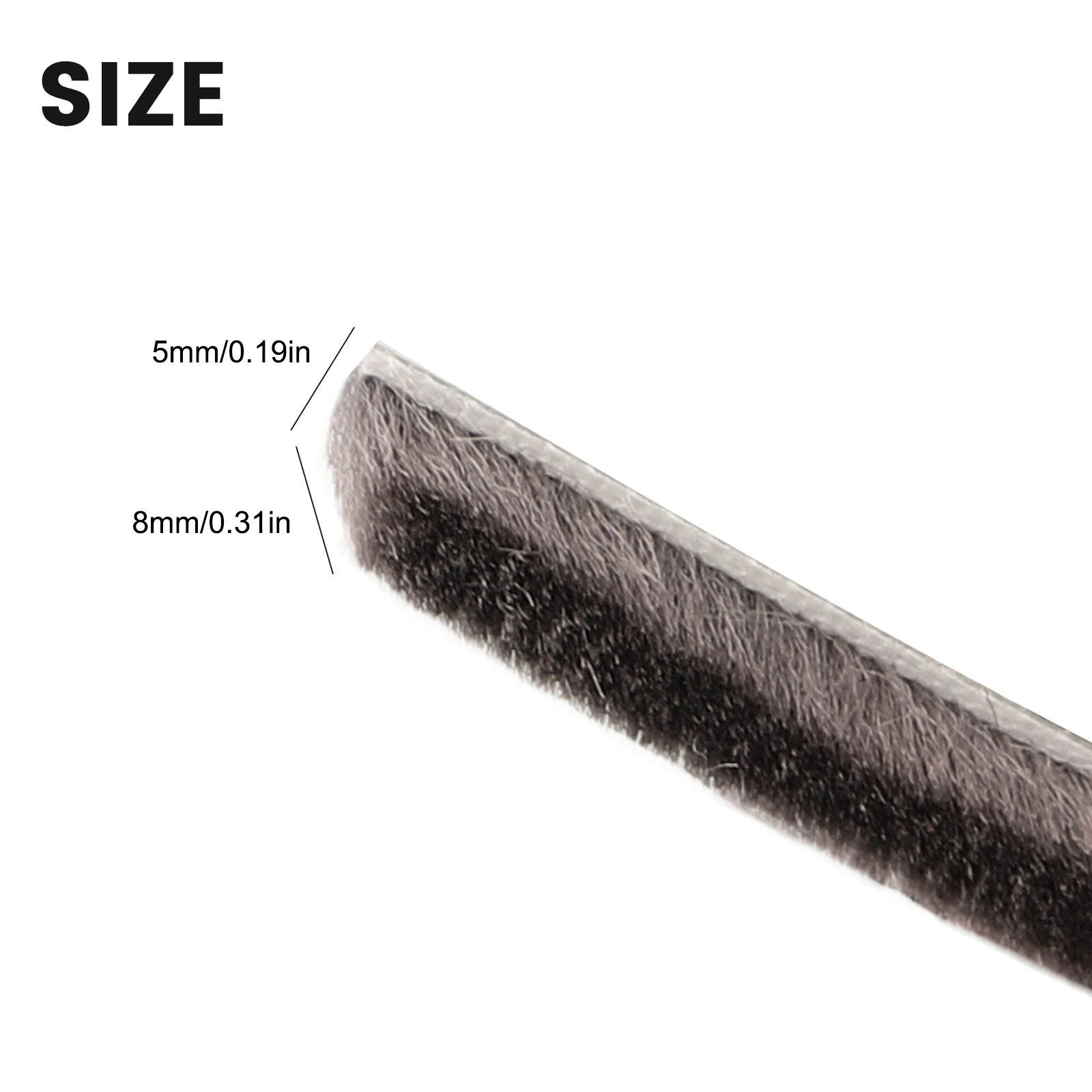 10M Sliding Door Casement Draught Excluder Brush Pile Seal Strip Weatherstrip 5mmX8mm Soundproof Dustproof Sealing Strip
10M Sliding Door Casement Draught Excluder Brush Pile Seal Strip Weatherstrip 5mmX8mm Soundproof Dustproof Sealing Strip