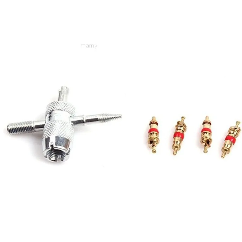 Four-in-one Hardware Tools, Car Tire Repair Tools, Valve Core Driver, Wrench Removes Valve Cores Re-taps Threads Inside &
Four-in-one Hardware Tools, Car Tire Repair Tools, Valve Core Driver, Wrench Removes Valve Cores Re-taps Threads Inside &