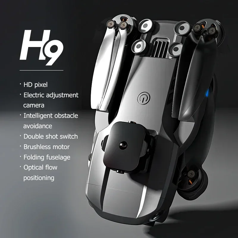 Fpv Foldable Brushless Motor Quadco Professional Dron Plotte H9 Mini Drones4K Dual Cameras Obstacle Adoidance Optical Flow Wifi
Fpv Foldable Brushless Motor Quadco Professional Dron Plotte H9 Mini Drones4K Dual Cameras Obstacle Adoidance Optical Flow Wifi