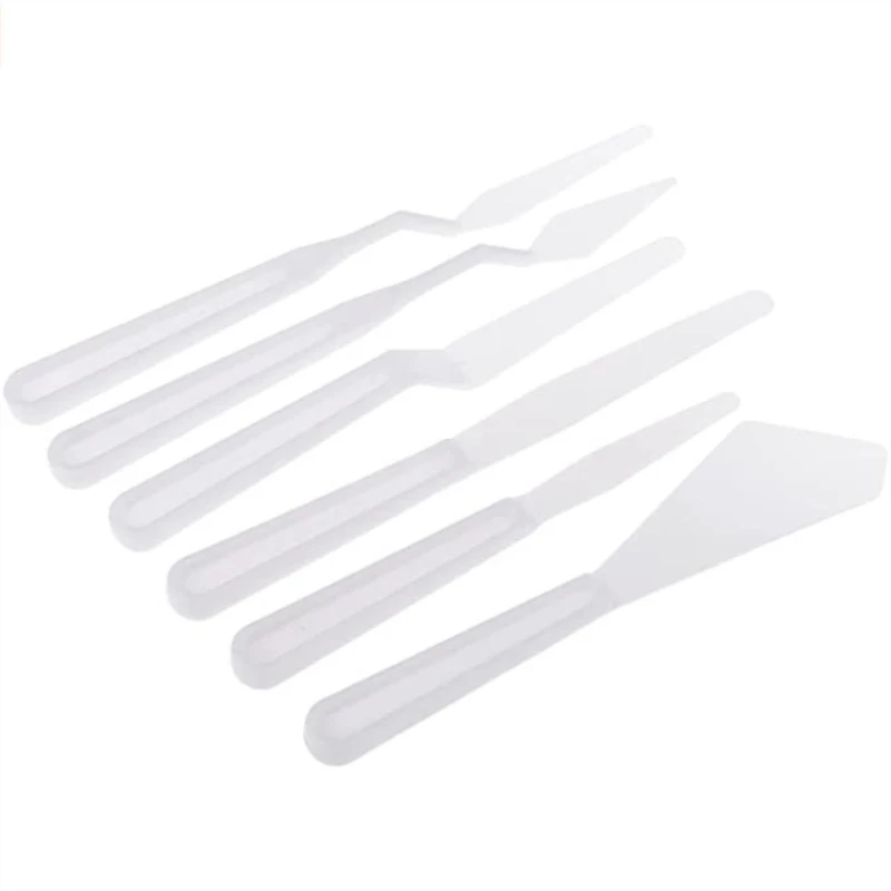 1Set Mixed Plastic Palette Knife Set Scraper Spatula Shove Knife Painting Artist Oil Painting Tools For Artist Student Canvas
1Set Mixed Plastic Palette Knife Set Scraper Spatula Shove Knife Painting Artist Oil Painting Tools For Artist Student Canvas