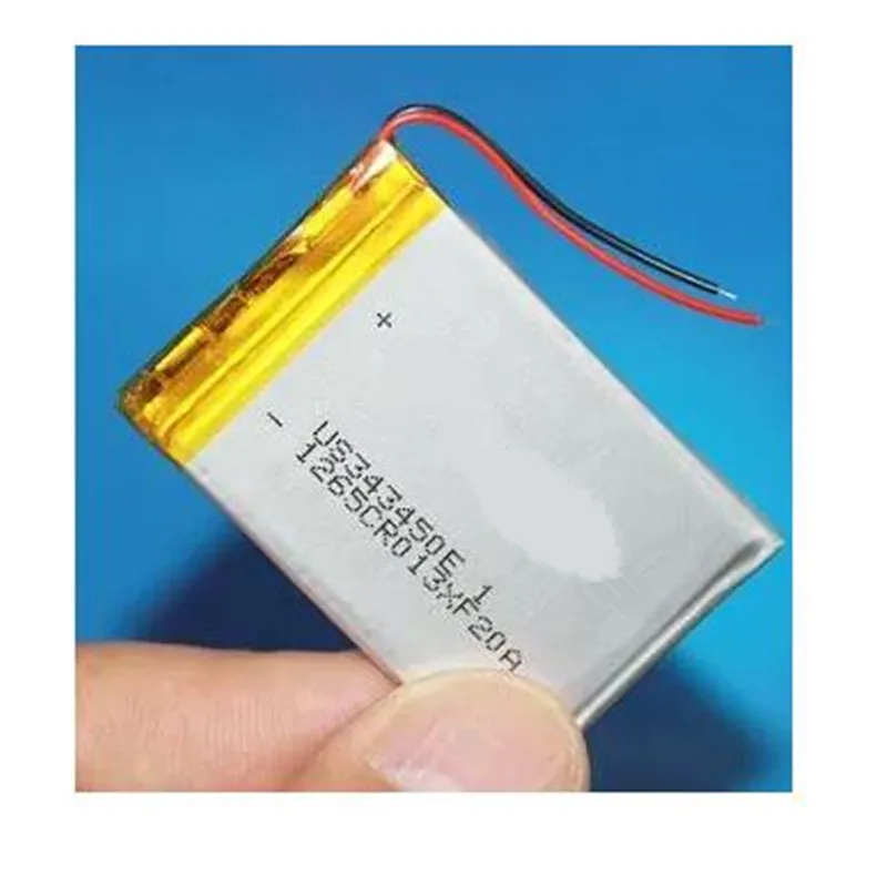 343450 3.7V 800Mah Polymer Lithium Ion Li-po Rechargeable Battery For Drive Recorder Speaker
343450 3.7V 800Mah Polymer Lithium Ion Li-po Rechargeable Battery For Drive Recorder Speaker