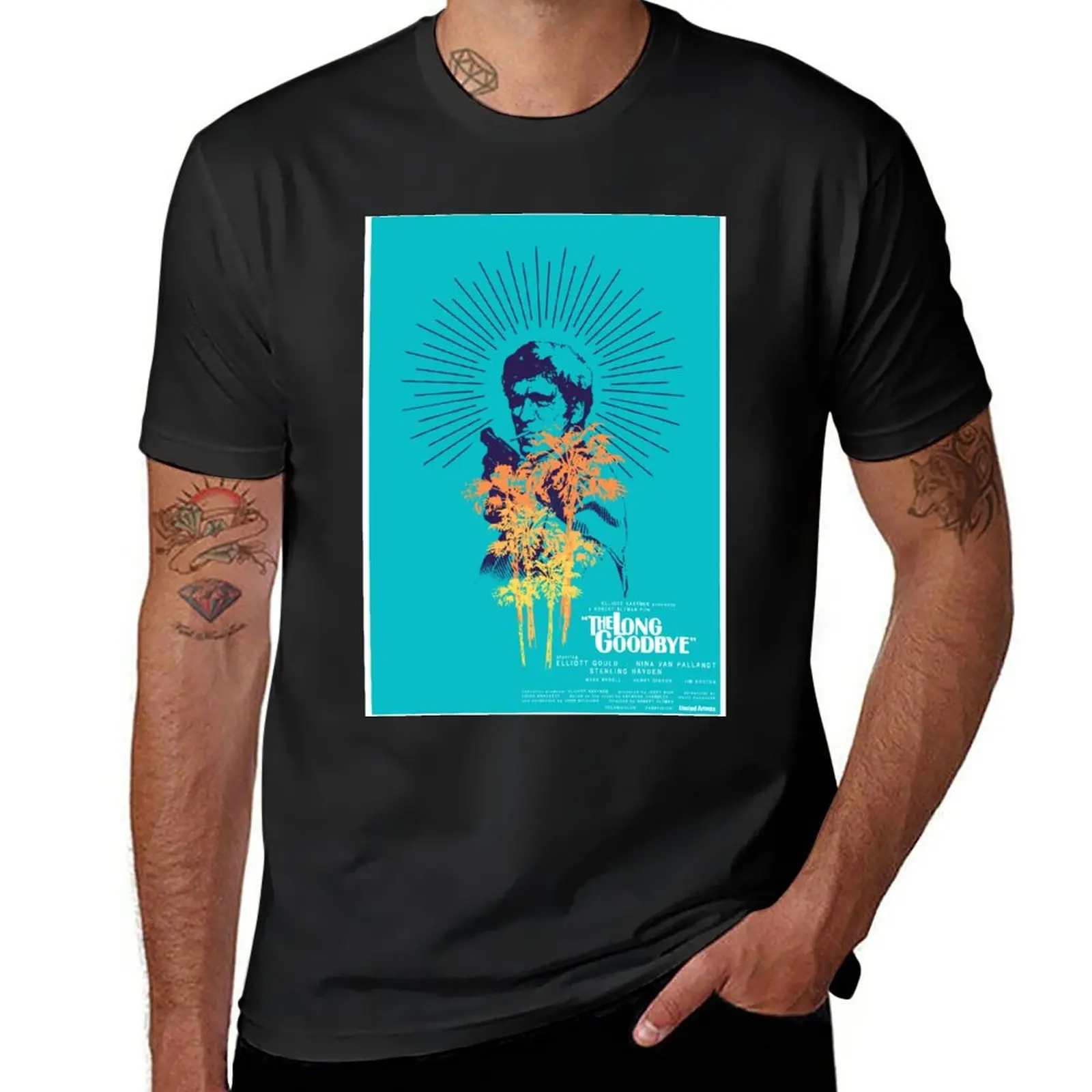 The Long Goodbye (1973) - Movie poster design T-Shirt blacks for a boy boys whites mens t shirt
The Long Goodbye (1973) - Movie poster design T-Shirt blacks for a boy boys whites mens t shirt