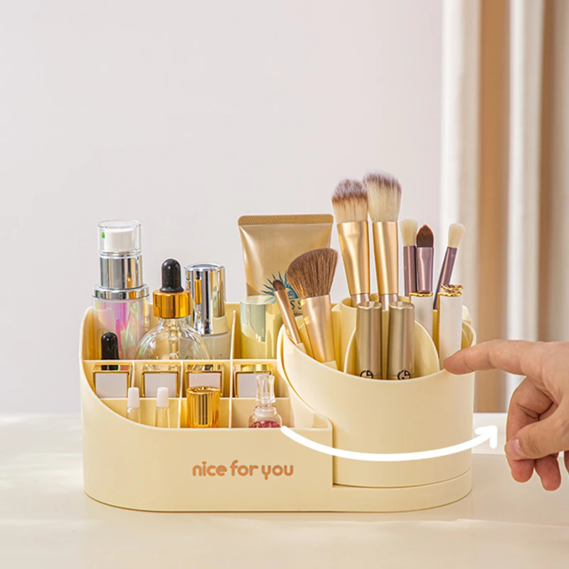 360° Rotating Makeup Brush Holder Cosmetic Storage Box Makeup Organizer Lipstick Eyebrow Pencil Holder Desktop Storage Box Set
360° Rotating Makeup Brush Holder Cosmetic Storage Box Makeup Organizer Lipstick Eyebrow Pencil Holder Desktop Storage Box Set