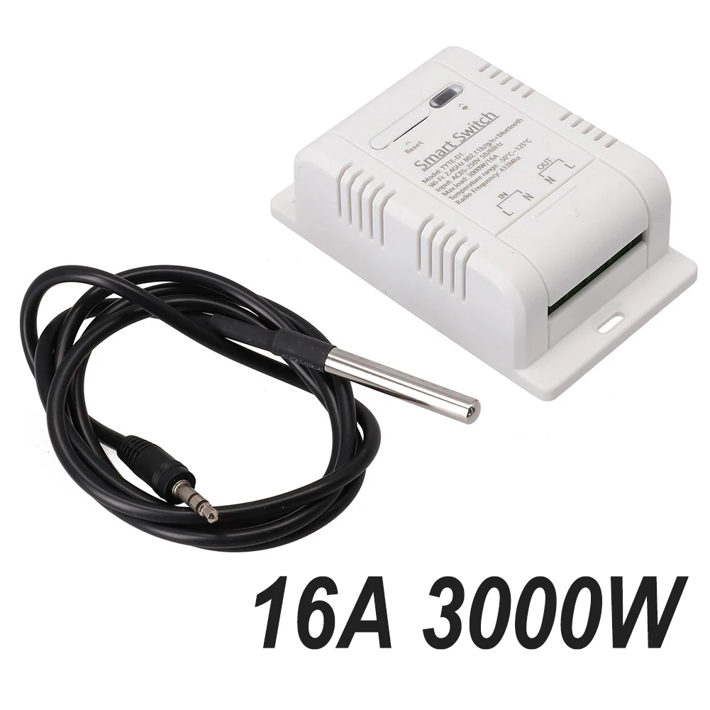 Waterproof Temperature Sensor White Voice Control For Smart Life For Tuya Smart Sensor Smart Switch Stainless Steel
Waterproof Temperature Sensor White Voice Control For Smart Life For Tuya Smart Sensor Smart Switch Stainless Steel