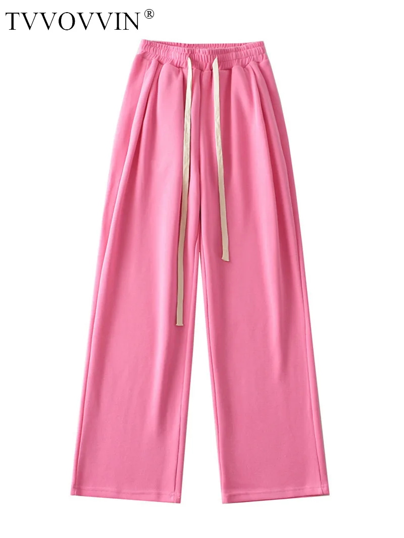 Street TVVOVVIN American Wide LegPants Straight Tube Loose Slim High Waist Strap Drawstring Sweatpants Women Trousers XO9B
Street TVVOVVIN American Wide LegPants Straight Tube Loose Slim High Waist Strap Drawstring Sweatpants Women Trousers XO9B