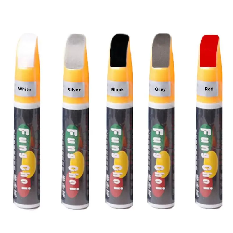 

Car Paint Scratches Repair Pen Brush Waterproof Paint Marker Pen Car Tyre Tread Care Automotive Maintain Black Red Silver Gray