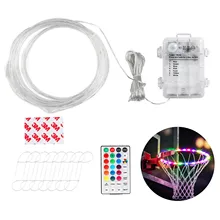 Basketball Hoop Lights LED Basketball Hoop Light 17 Color Change Luminous Basketball Training Accessories Gift For Kids Adults
Basketball Hoop Lights LED Basketball Hoop Light 17 Color Change Luminous Basketball Training Accessories Gift For Kids Adults